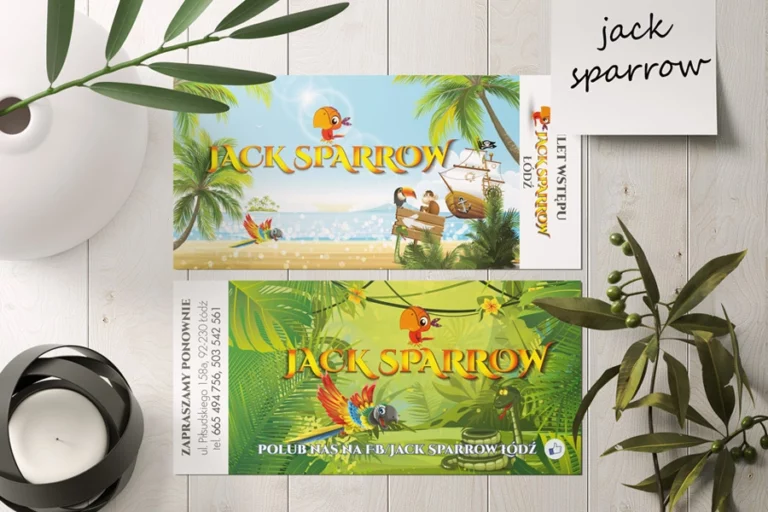 Bilet – Jack Sparrow