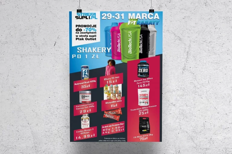 Plakat ofertowy – Strefa Supli
