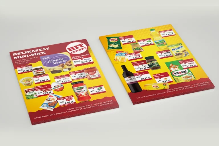 Ulotka – delikatesy Minimax