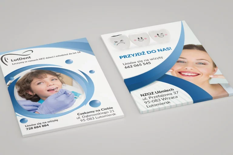 Ulotka dwustronna – Lutdent